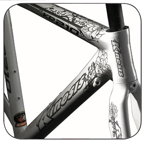 슈퍼라이트 알루미늄 자전거 프레임 레이디 에어로 로드 자전거 프레임 + 포크 세트 KR210L 여성 1.4kg 3