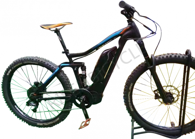 부스트 27.5er 전기 자전거 프레임 w / Bafang 1000w 알루미늄 합금 서스펜션 Mtb E-바이크 5