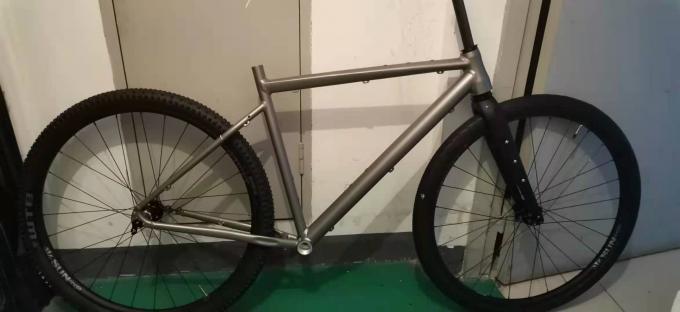 29er x2.35 알루미늄 자갈 자전거 프레임 700x50c 가벼운 도로 자전거 부품 0