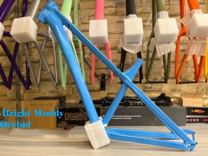 내구성 17 "알루미늄 자전거 프레임 30.8mm 좌석 기둥 지름과 ISCG05 체인 가이드 2